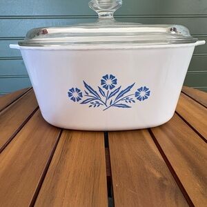 Vintage Corningware Casserole Dish & Lid